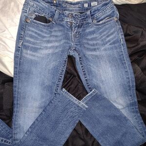 Angelica Women's Skinny Jeans - Classic Blue